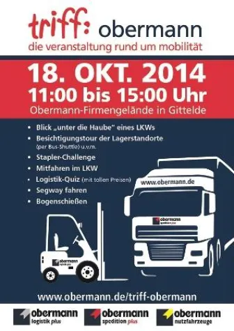 Bild: Triff Obermann: Logistik und Spedition zum Anfassen