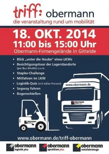 Bild: Triff Obermann: Logistik und Spedition zum Anfassen