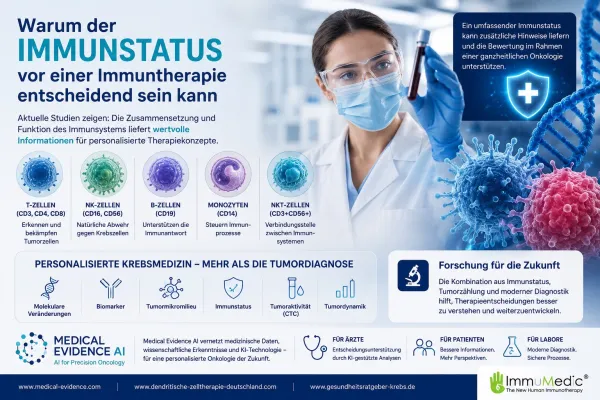 Bild: Warum der Immunstatus vor einer Immuntherapie entscheidend sein kann – neue Erkenntnisse aus der Forschung
