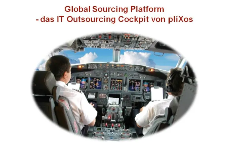 Einfach und sicher durch die Cloud - Das IT Outsourcing Cockpit von pliXos Bild: Einfach und sicher durch die Cloud - Das IT Outsourcing Cockpit von pliXos