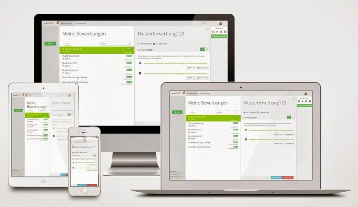 Ansicht auf allen Geräten