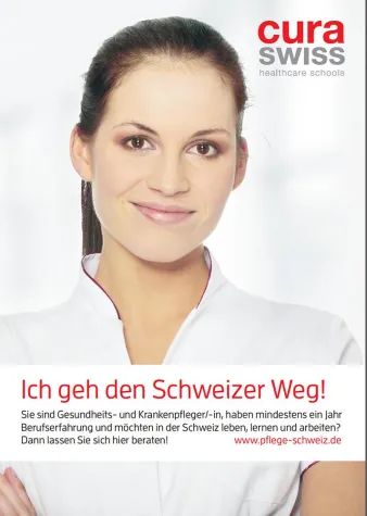 Bild: Curaswiss informiert auf der „JOBMEDI Berlin“ über Berufsperspektiven in der Schweiz