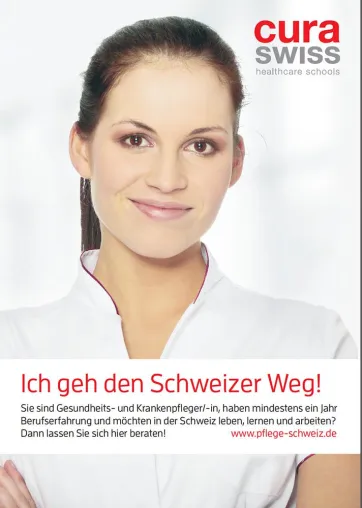 Bild: Curaswiss informiert auf der „JOBMEDI Berlin“ über Berufsperspektiven in der Schweiz