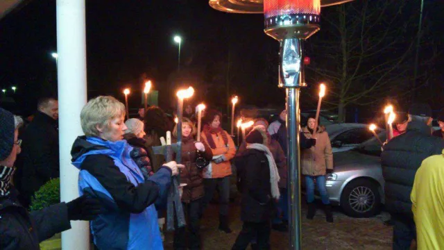 Bild: Traditionelle Fackelwanderung der Fitness Oase Wörth am 22. Januar ab 18 Uhr