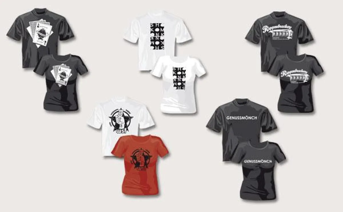 Die neuen T-Shirts von shokomonk.
