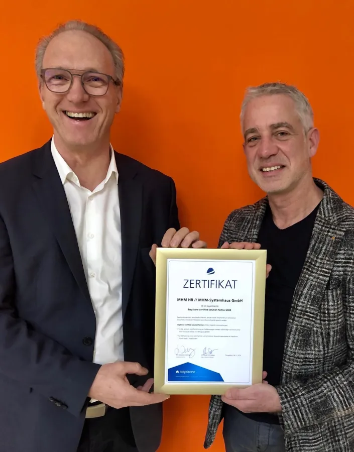 Christoph Schneppe, Stepstone (li) und Steffen Michel, MHM HR (re)