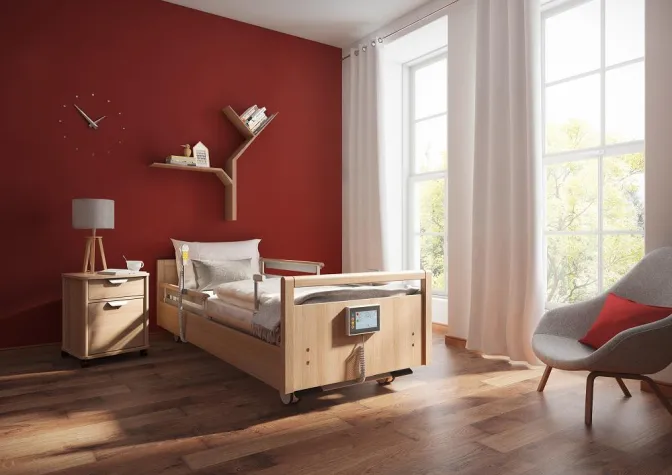 Bild: sentida 7-i – das intelligente Pflegebett