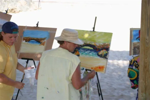 Bild: Malkurse im Paradies - Kunst und Entspannung mit Farben auf Aruba