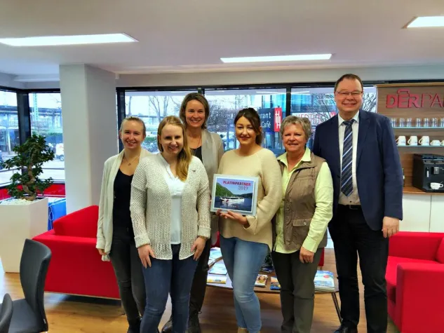 Bild: DERPART Reisebüro Papendick als „A-ROSA Platinpartner“ ausgezeichnet