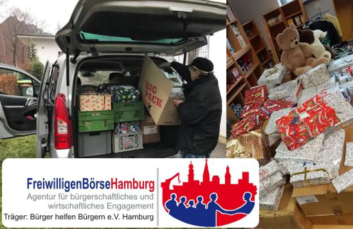 Weihnachtsaktionen der FreiwilligenBörseHamburg