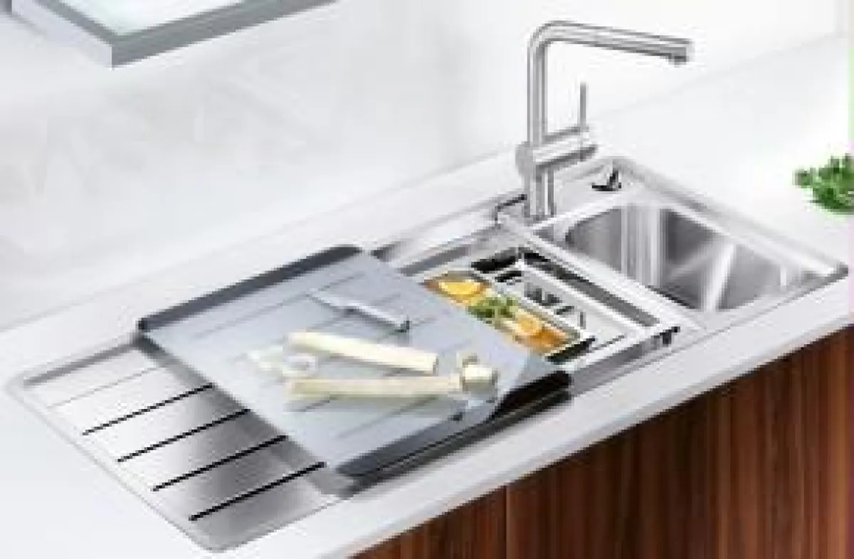 Multitalent Blancoaxis 6-S-IF aus hochwertigem Edelstahl
