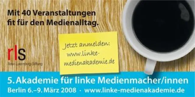 Bild: 5. Medienakademie für linke Medienmacherinnen vom 6. bis 9. März in Berlin