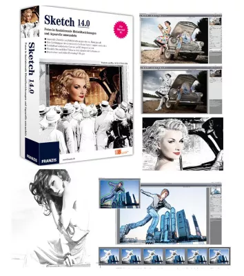 Franzis bringt Sketch 14.0 - Einfach Fotos in Zeichnungen umwandeln Bild: Franzis bringt Sketch 14.0 - Einfach Fotos in Zeichnungen umwandeln
