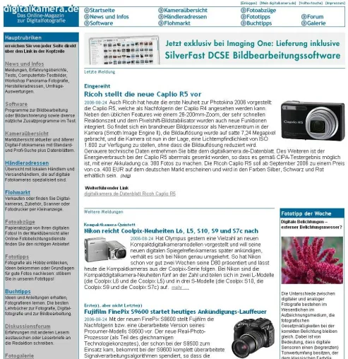 Bild: Zahreiche große Markenhersteller stellen ihre Digitalkamera-Herbstneuheiten vor