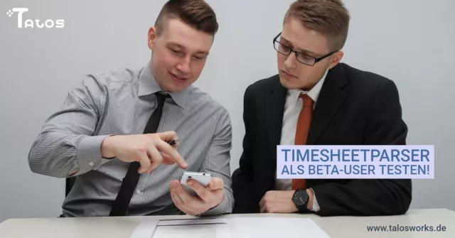 Zeitnachweise schnell und einfach digitalisieren: TimesheetParser startet in die Beta-Phase Bild: Zeitnachweise schnell und einfach digitalisieren: TimesheetParser startet in die Beta-Phase