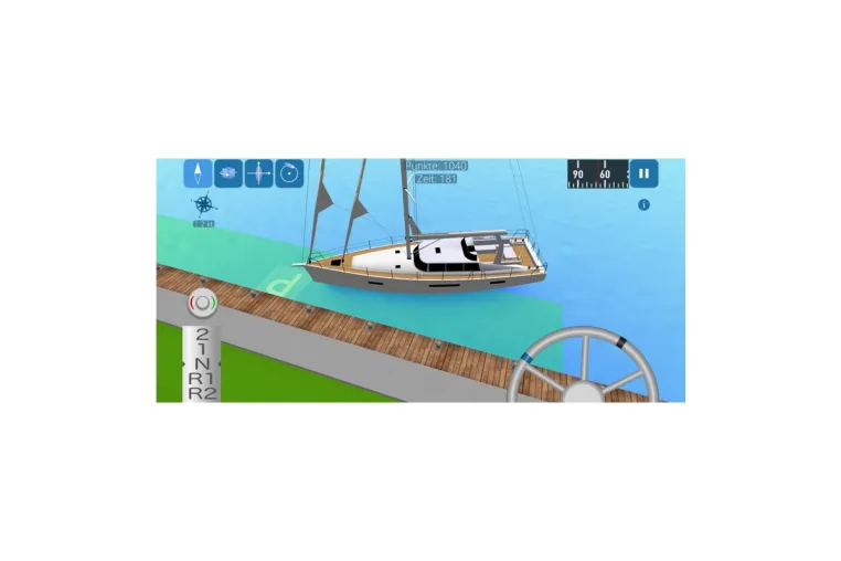 Bild: Die Hafenskipper 2 App: Simulator für Hafenmanöver in der zweiten Version
