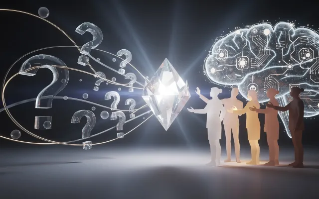 Die Qualität der Fragen entscheidet über die Qualität der Antworten und Ergebnisse. Bild: Die Qualität der Fragen entscheidet über die Qualität der Antworten und Ergebnisse.