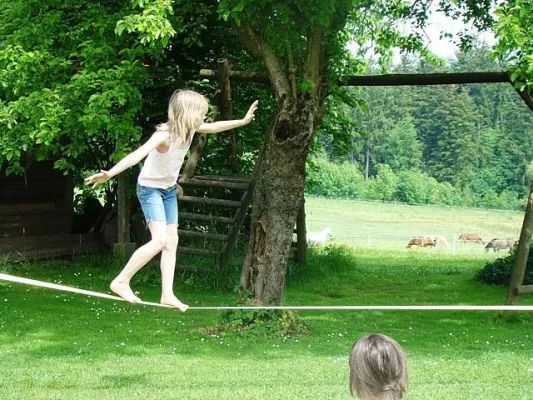 Bild: Slacklining, die neue Trendsportart