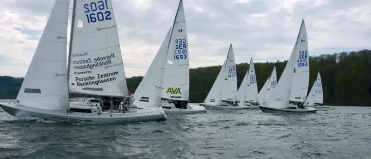 Bild: H-Boot Porsche Team Recklinghausen Gerhard Miethe Gewinner Edersee 2022