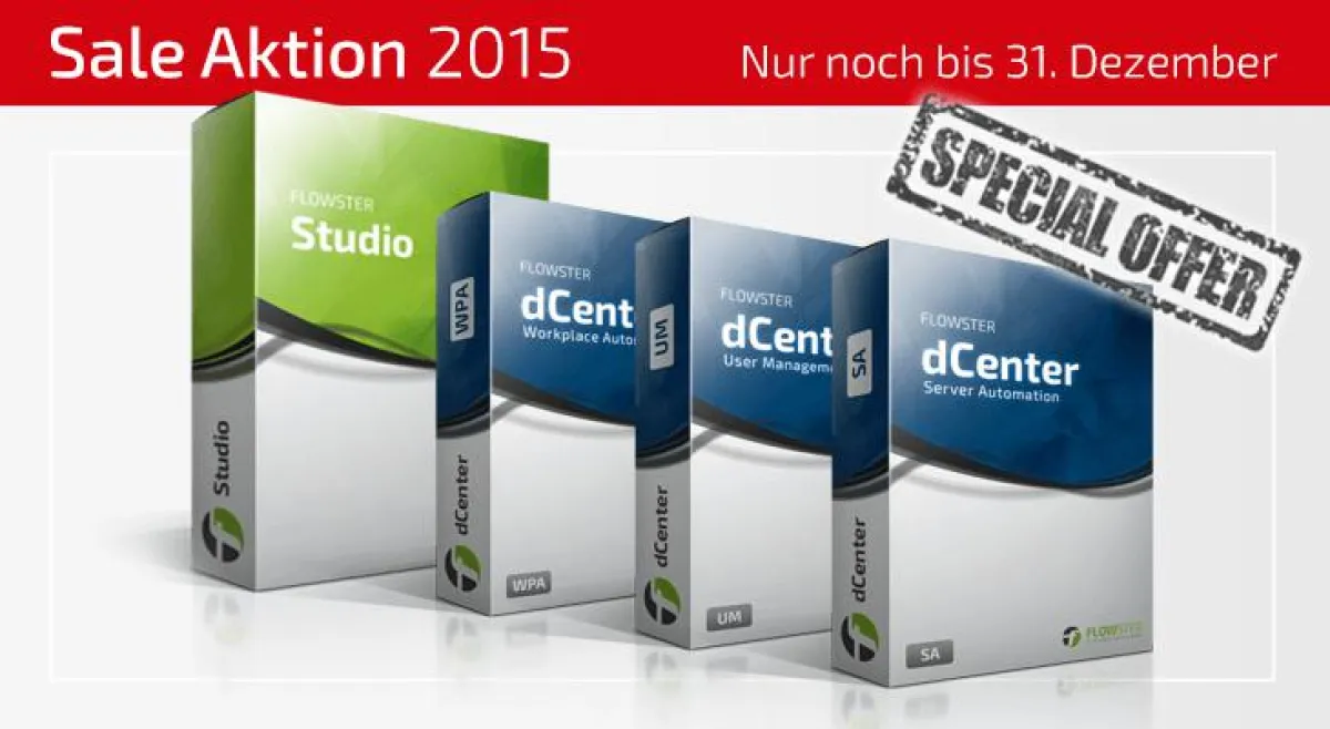 FLOWSTER Sale Aktion 2015