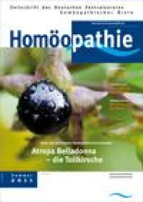 Bild: Zeitschrift Homöopathie zum Thema Schmerztherapie: „Die Homöopathie ist oftmals das letzte Ass im Ärmel“