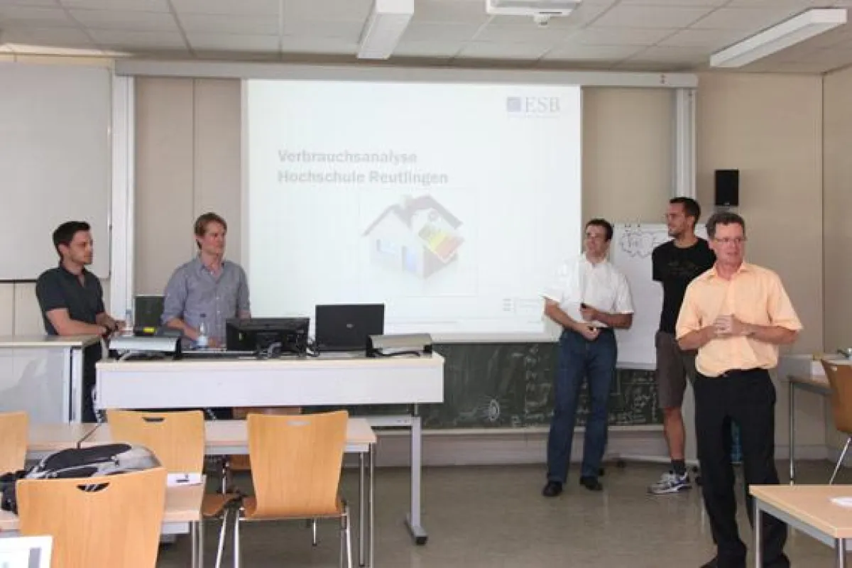 Interessante Ergebnisse zum Thema Energie-Einspartpotentiale an der Hochschule Reutlingen