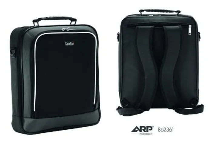 Bild: Notebooktasche mit weisser LED Leiste für bessere Sichtbarkeit