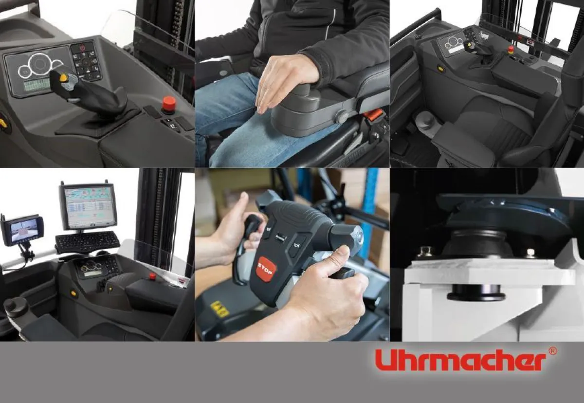 Die ergonomischen Bedienelemente der UniCarriers-Fahrzeuge beugen einseitiger Belastung vor.