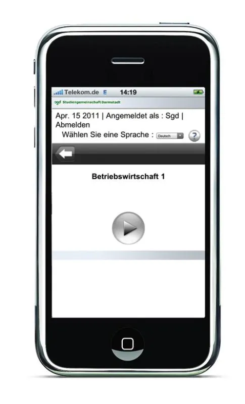 Neu: Mit kostenlosen Lern-Apps können SGD-Teilnehmer ihre BWL-Kenntnisse überprüfen.