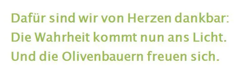 Bild: Der Olivenöl-Markt: Zustände wie im Kokainhandel?