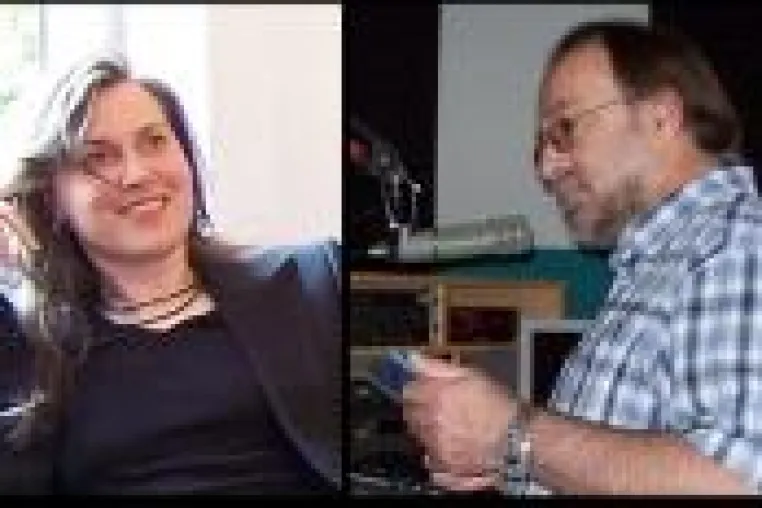 Roland Rube & Ariane Kranz (AUDIOSHOW) im Gespräch mit Jazzmusiker David Klein Bild: Roland Rube & Ariane Kranz (AUDIOSHOW) im Gespräch mit Jazzmusiker David Klein