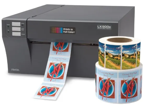 Neuer Etikettendrucker Primera LX900e setzt Massstäbe Bild: Neuer Etikettendrucker Primera LX900e setzt Massstäbe