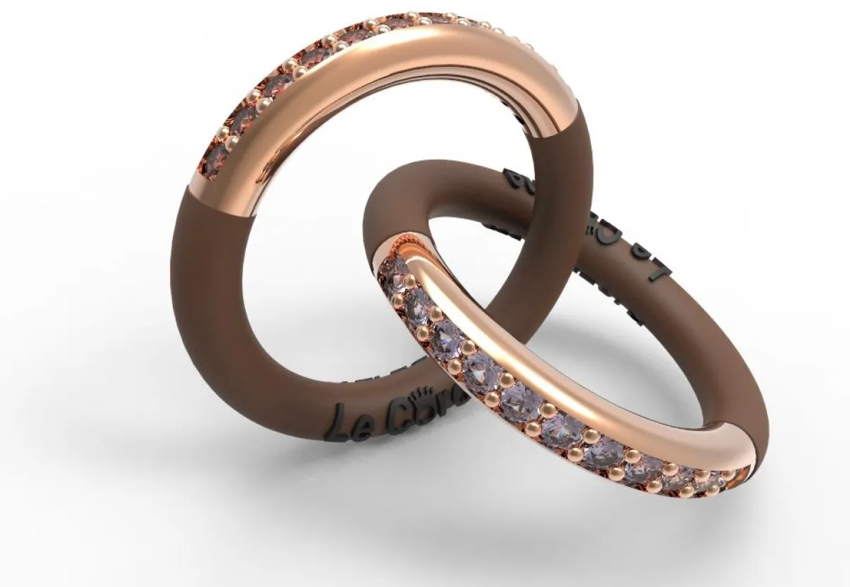 Forever Ringe in den Trendfarben rot und rosé