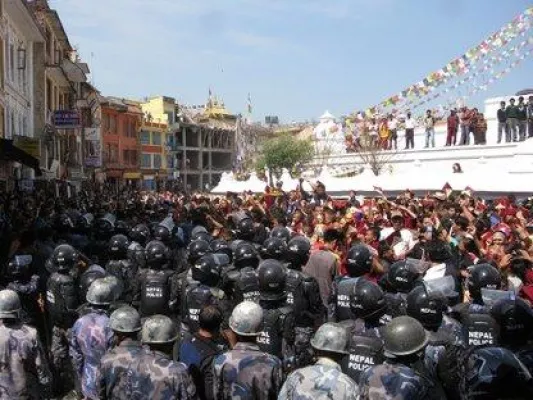Bild: Nepal inhaftiert tibetische Demonstranten ohne Gerichtsprozeß für drei Monate