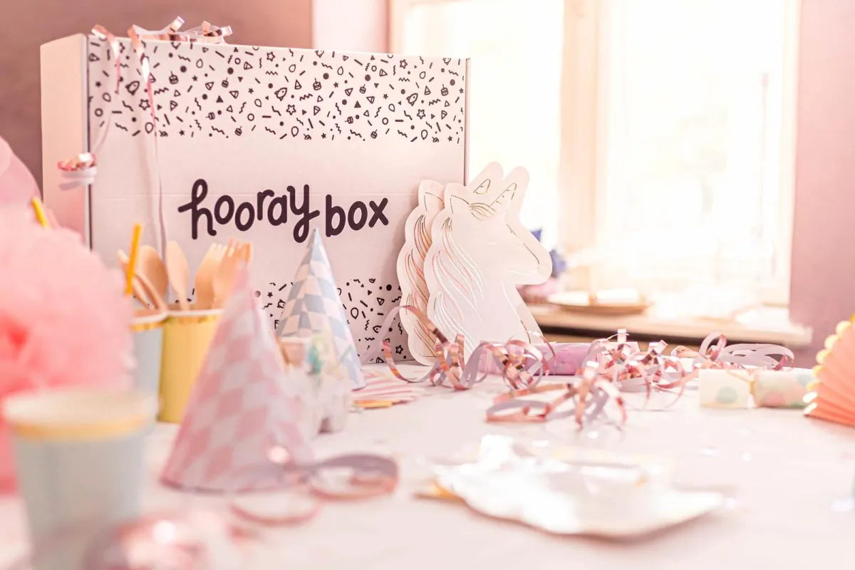 Hooray Box für die Einhornparty