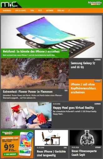 Bild: klarmobil.de lässt Infoportal „mic“ in neuem Glanz erstrahlen