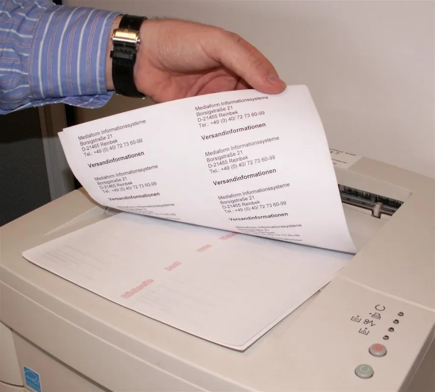 Mediaform erweitert sein Portfolio an Etikettenlösungen um Blatt- und Kopier-Etiketten in DIN A4.