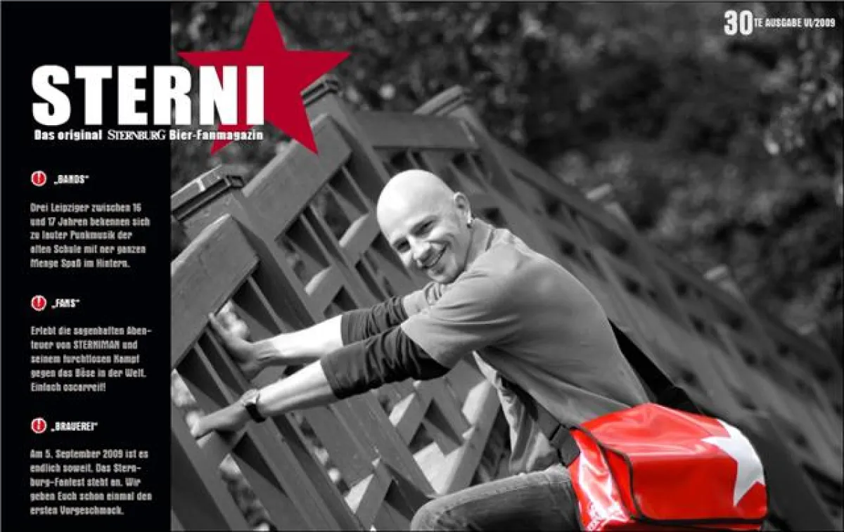 Titelseite Fan-Magazin 'Sterni'