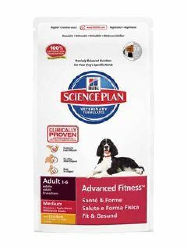 Hill´s TM Science PlanTM Advanced Fitness Adult 1-6 Medium mit Huhn