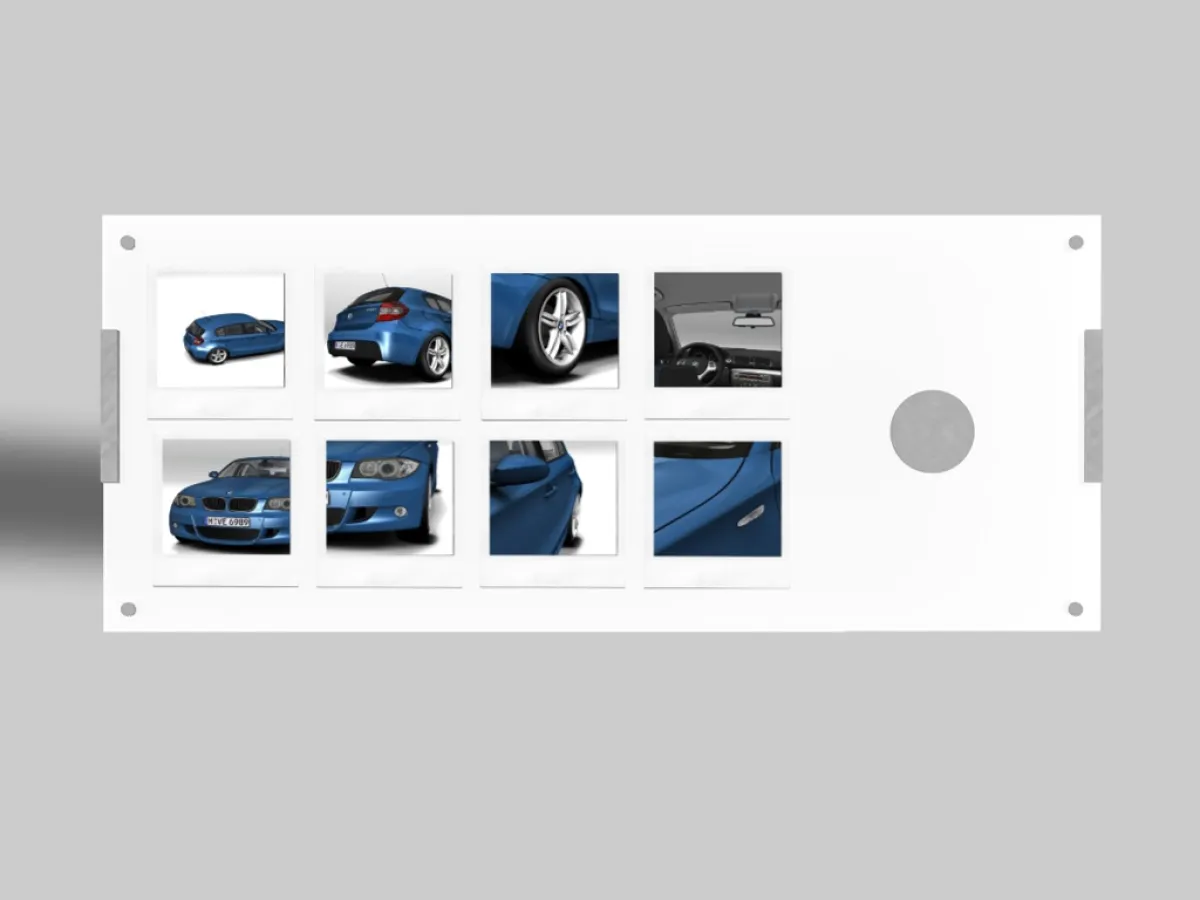 Fotorealistisches Rendering eines Autos - Beispiele verschiedener Blickwinkel. Foto: Fraunhofer IGD