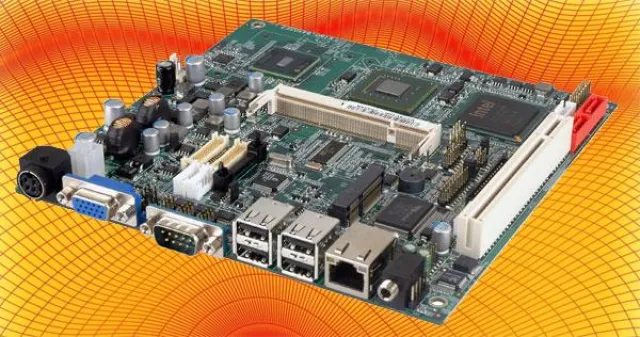 Bild: KINO-945GSE2 – kompaktes Mini- ITX Board mit vielfältigen Video-Ausgängen