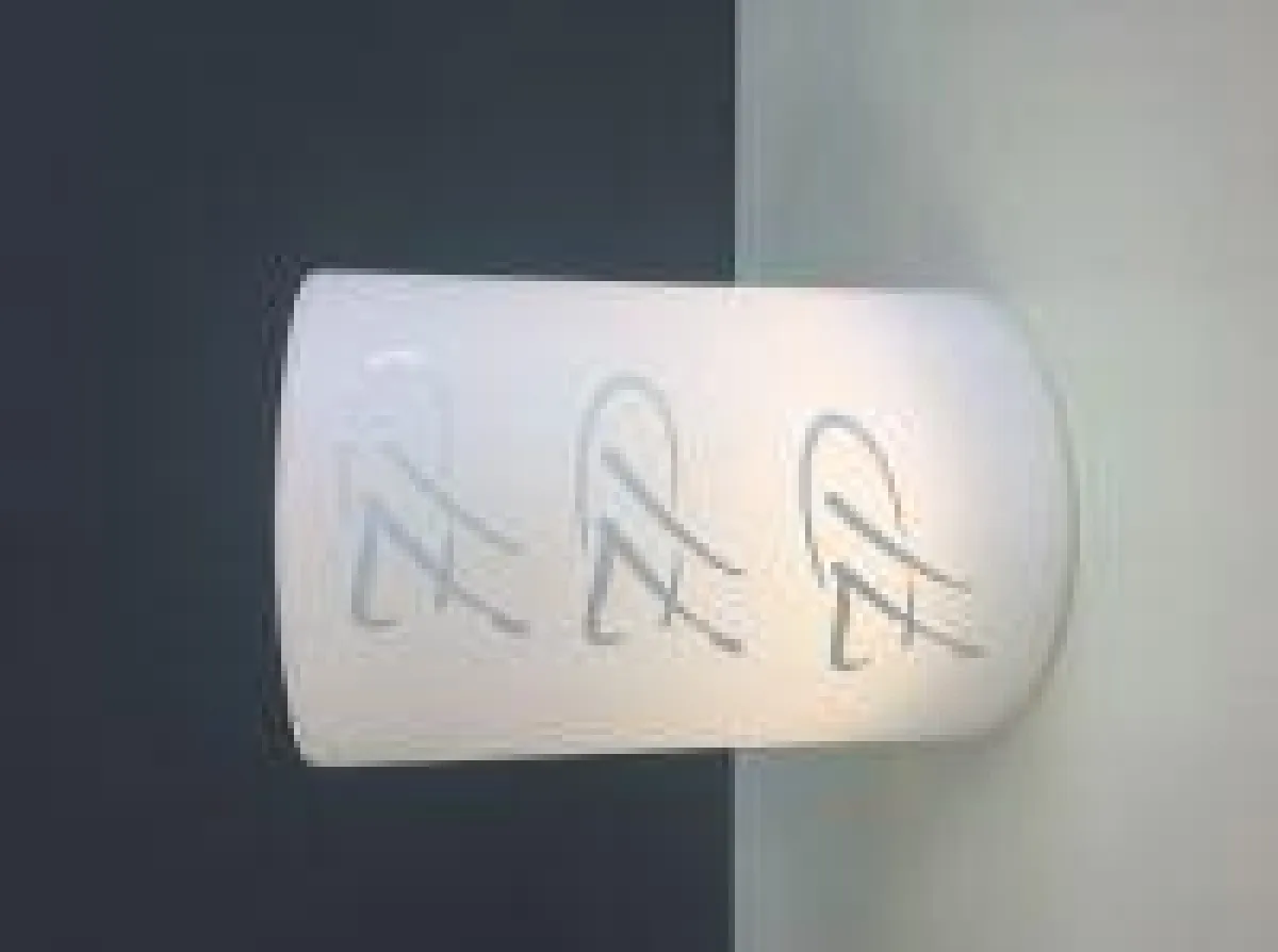 Tischleuchte Tube mit Logo