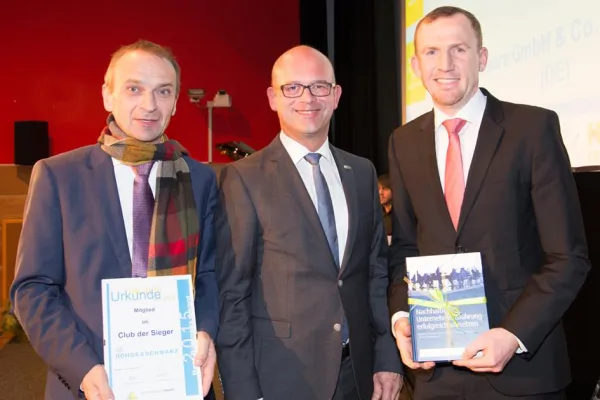 Best Business Award: Rohde & Schwarz-Werk Teisnach im Club der Sieger Bild: Best Business Award: Rohde & Schwarz-Werk Teisnach im Club der Sieger