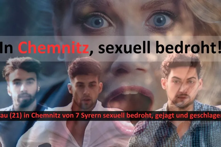 Bild: Sexueller Übergriff von 7 Syrern am Samstagabend in Chemnitz auf eine junge Frau