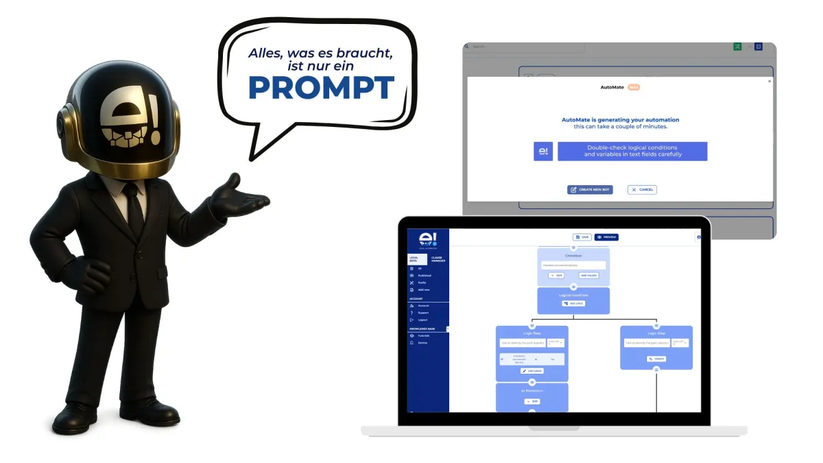 Lexemos AutoMate: No Code Automatisierung rechtlicher Prozesse in Minuten (© Lexemo GmbH)