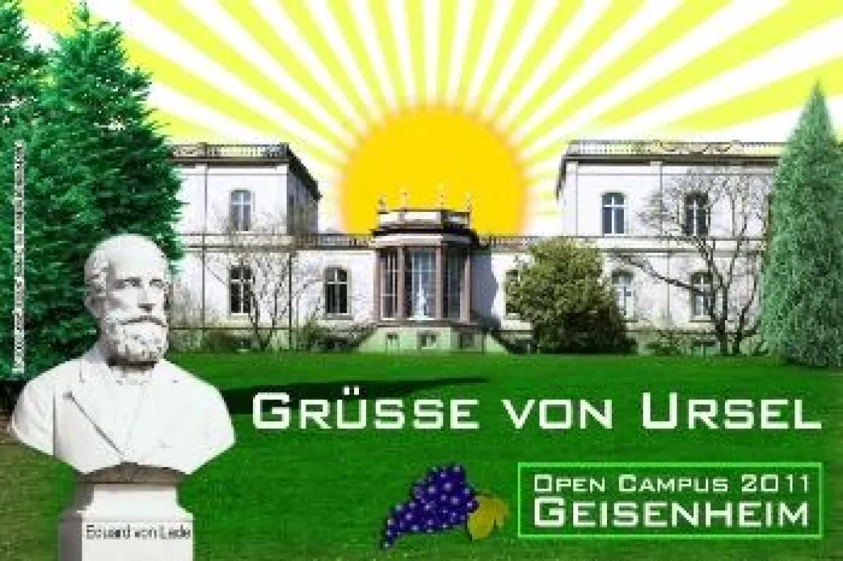 Beispiel-Etikett: Schloss Monrepos in Geisenheim