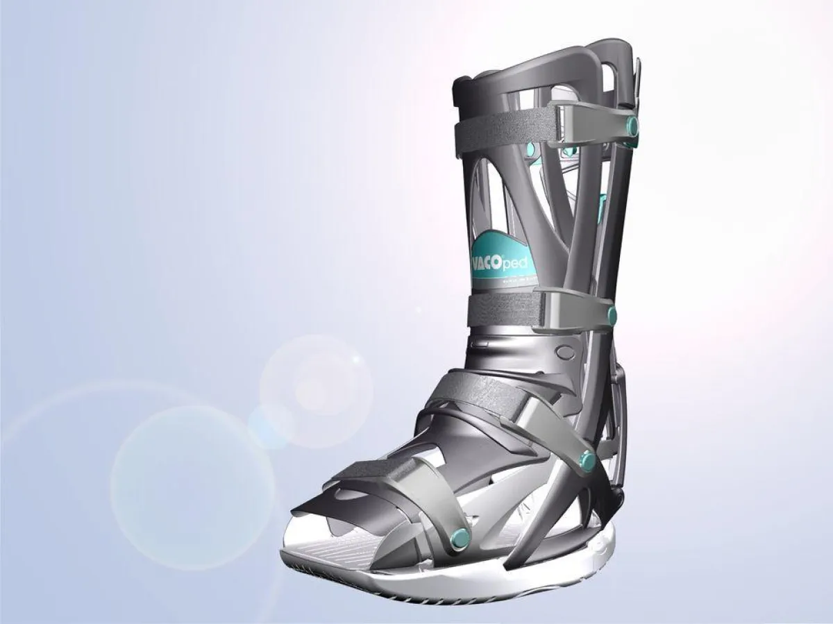 Schiene statt Gips: VACOped