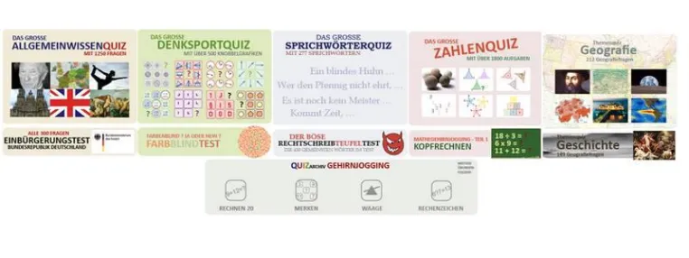 Quizarchiv.de mit über 9.000 Quizfragen, Denksportaufhaben und Gehirnjoggingrätseln neu gestartet Bild: Quizarchiv.de mit über 9.000 Quizfragen, Denksportaufhaben und Gehirnjoggingrätseln neu gestartet