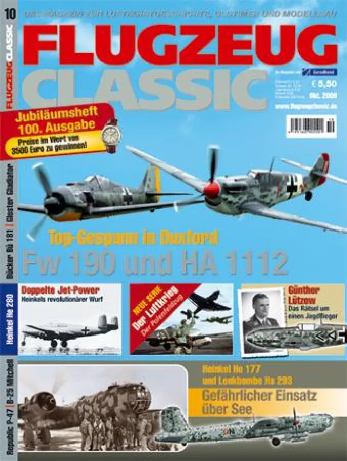Cover der 100. Flugzeug Classic Ausgabe