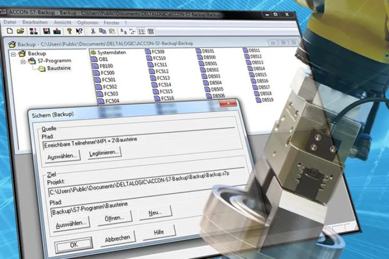 Bild: Automatisches S7-Backup – nun auch für Sinumerik